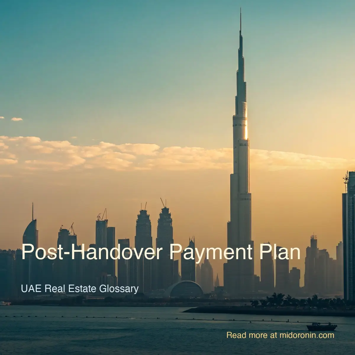 Post-Handover Payment Plan — midoronin.com