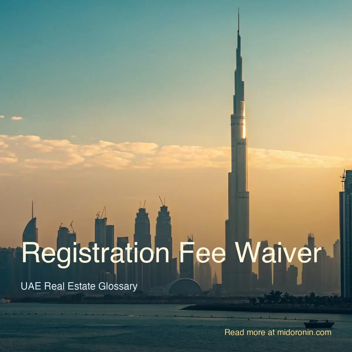 Registration Fee Waiver — midoronin.com